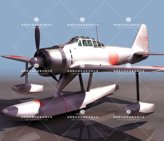 理县3D模型飞机_